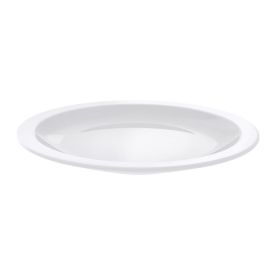 Prato De Sobremesa Porcelana Paola Tramontina 21Cm - Branco