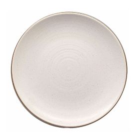 Prato de Sobremesa Wave Naturalle 21Cm Havan Casa - Bege Fosco