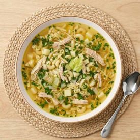 Prato Fundo de Cerâmica Naturalle Havan Casa 21,5Cm - Bege Brilhoso