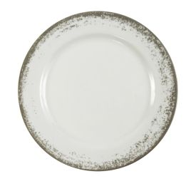 Prato Fundo De Porcelana Névoa Cinza Schmidt - 23 cm