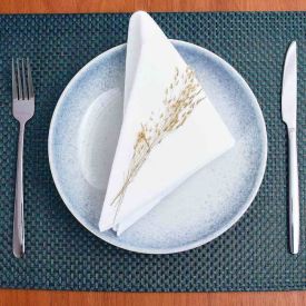 Prato Fundo Ivy Azul Havan Casa 21,5Cm - Cerâmica