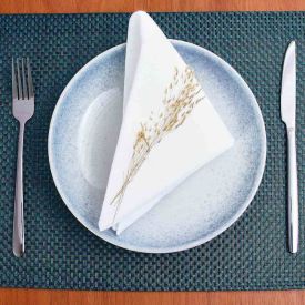 Prato Fundo Ivy Azul Havan Casa 21,5Cm - Cerâmica