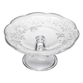 Prato Para Bolo Com Pé New Butterfly 19Cm Lyor - NEW BUTTERFLY