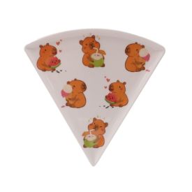 Prato Pizza Melamina Capivara Havan Casa - 22Cm