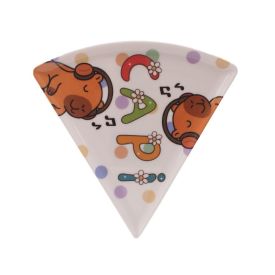 Prato Pizza Melamina Capivara Musical Havan Casa - 22Cm