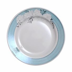 Prato Raso Biona Donna Isis  24Cm - Cerâmica Azul Claro