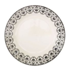 Prato Raso Donna Renda 24Cm - Cerâmica