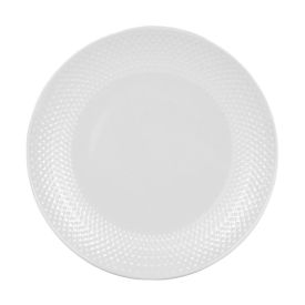 Prato Raso Melamina Diamond Havan Casa 28Cm - Branco