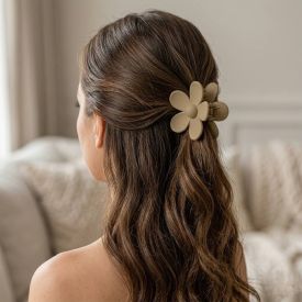 Prendedor de Cabelo Thepró Nature - Creme