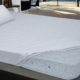 Protetor De Colchão Queen Elástico Impermeável - Branco