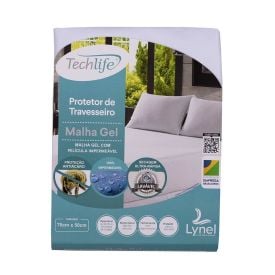 Protetor De Travesseiro Impermeável Malha Em Gel - Branco