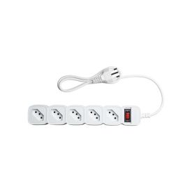 Protetor Eletrônico Com 5 Tomadas Intelbras Epe 205 - Branco
