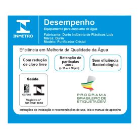 Purificador De Água Cristal Bica Baixa De Parede Búzios Durin - Branco