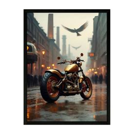 Quadro Retangular Fx Quadros 33Cm - Asas De Metal