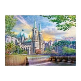 Quebra Cabeça 1000 Peças Catedral Da Sé Grow - 04554 