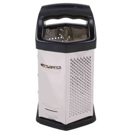 Ralador De Alimentos 6 Faces 20Cm Finecasa - Preto