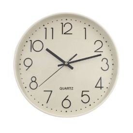 Relógio De Parede Bege Havan Casa - 30cm