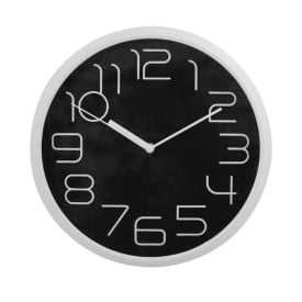Relógio De Parede Branco E Preto Havan Casa - 30cm
