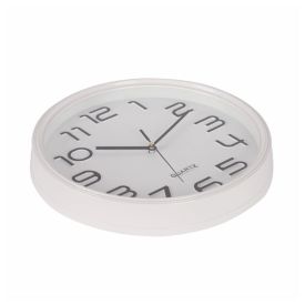 Relógio De Parede Com Branco Nuvem Havan Casa 30 Cm - Preto 