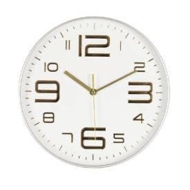 Relógio De Parede Havan Casa 30 Cm - Dourado