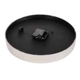 Relógio de Parede Redondo Havan Casa 30Cm - Prata