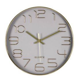 Relógio de Parede Redondo Havan Casa 30Cm - Dourado