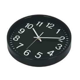 Relógio De Parede Redondo Preto Havan Casa - 30 Cm