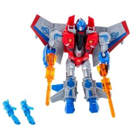 Robô Transformador Avião Azul/Vermelho Havan Toys - HBR0493 