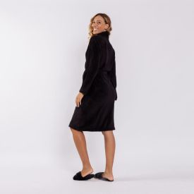 Roupão Adulto Microfibra Gg Havan - Carbono