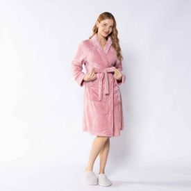 Roupão Adulto G Requinte Havan Casa - Rosa