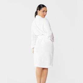 Roupão Adulto Gg Microfibra Paris Havan Casa - Off White