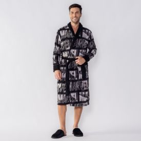 Roupão Adulto Unissex Disney Microfibra Gg - Marvel