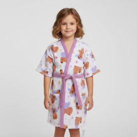 Roupão Infantil G Felpudo Lepper - Capivara