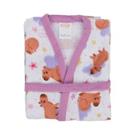 Roupão Infantil G Felpudo Lepper - Capivara