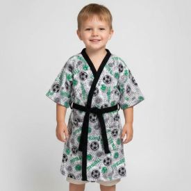 Roupão Infantil P Felpudo Lepper - Show De Bola