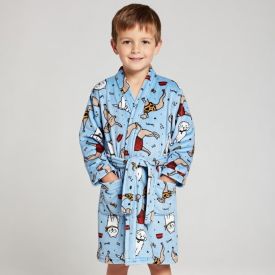 Roupão Infantil P Microfibra Lumini Havan Kids - Animais