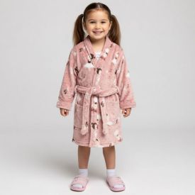 Roupão Infantil P Microfibra Lumini Havan Kids - Bailarina