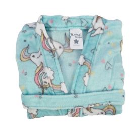 Roupão Infantil P Microfibra Lumini Havan Kids - Unicórnio