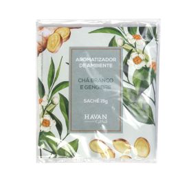 Sachê Aromatizante Evita Mofo 15G Havan Casa - Chá Branco E Gengibre