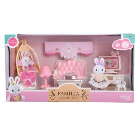 Sala De Estar Família Coelho Havan Toys - HBR0872