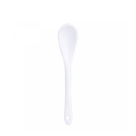 Saleiro Com Colher De Cerâmica E Tampa De Bambu Lyor 340Ml - Branco