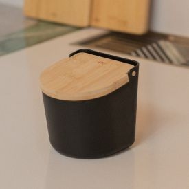 Saleiro Lume 11Cm Ou - Preto 