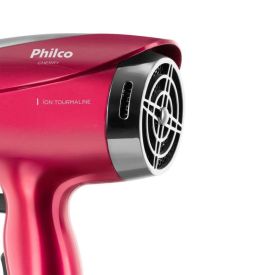 Secador de Cabelos Philco Tourmaline Íon Cherry