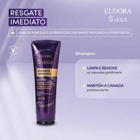 Shampoo Resgate Imediato Eudora Siàge - 250ml