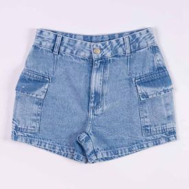 Short Cargo Juvenil Menina 12 a 16 Anos Marmelada