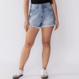 Short Jeans Feminino Boby Blues Azul Claro