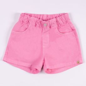 Short Sarja Clochard Infantil Menina 4 a 10 Anos Marmelada