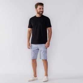 Short Masculino De Poliéster Nicoboco Cinza
