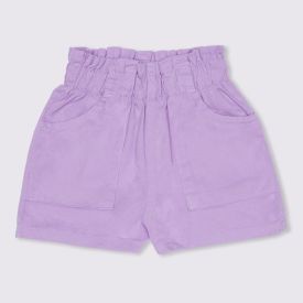 Shorts 1 a 3 anos Sarja Paperbag Yoyo Kids Lilas