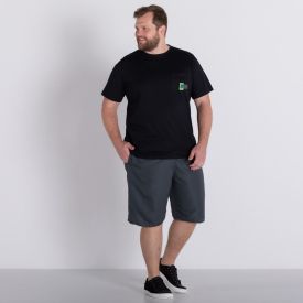 Shorts Plus Size com Elástico Marc Alain